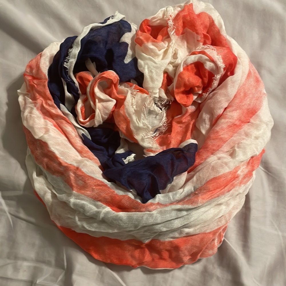 Aeropostale - American Flag Patterned Lightweight Scarf - One Size
